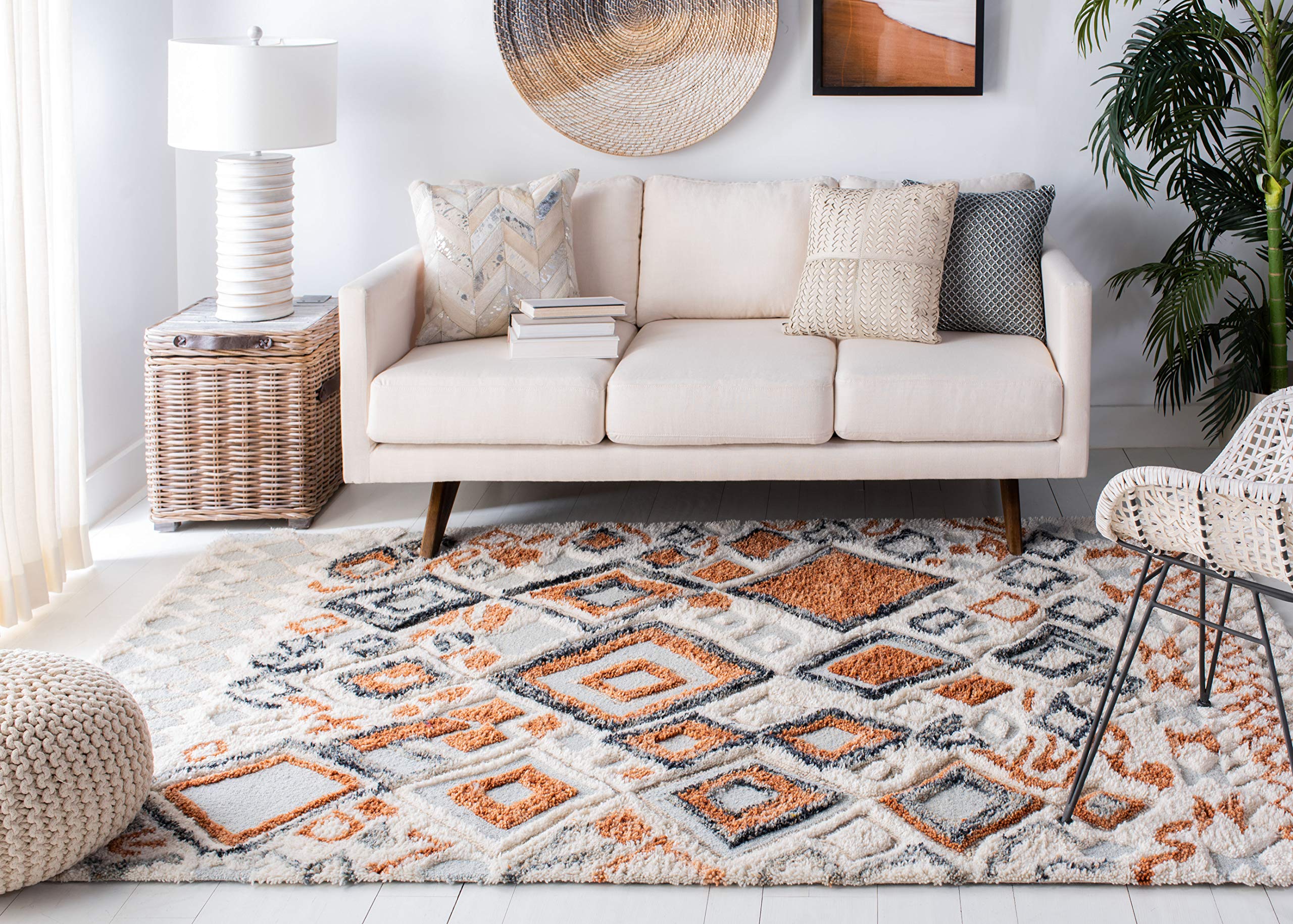 Amazon.com: SAFAVIEH Casablanca Collection Area Rug - 5' x 8